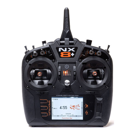 Spektrum NX8+ Manual