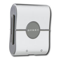 Dynex DX-CR121 - External USB 2.0 Multiformat Memory Card Reader User Manual
