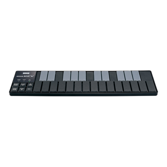 Korg nanoKey Owner's Manual