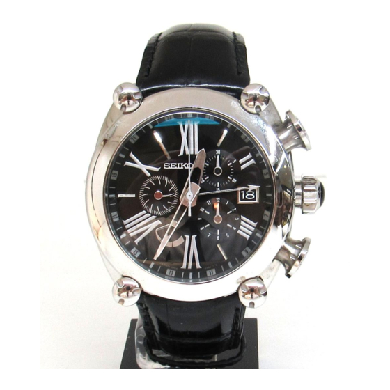 Seiko 5R86 Instructions Manual