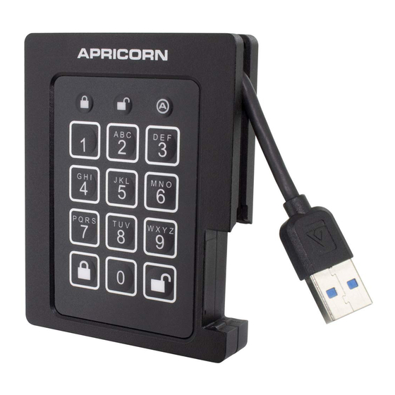Apricorn Aegis Padlock SSD Quick Start Manual
