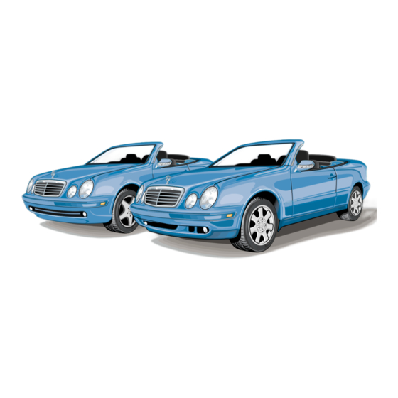 Mercedes-Benz 2000 CLK-Class Cabriolet Operator's Manual