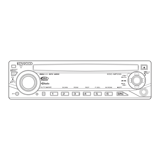 User Manuals: Kenwood X34-59 Receiver Double Cassette