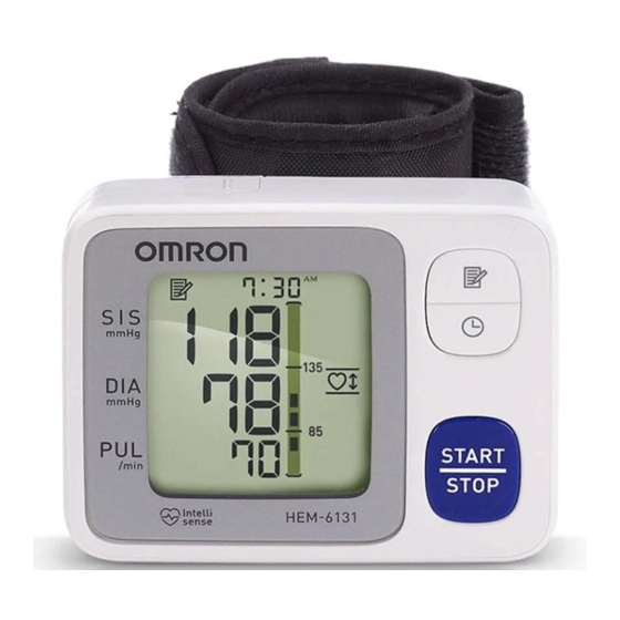 Omron HEM-6131 Instruction Manual