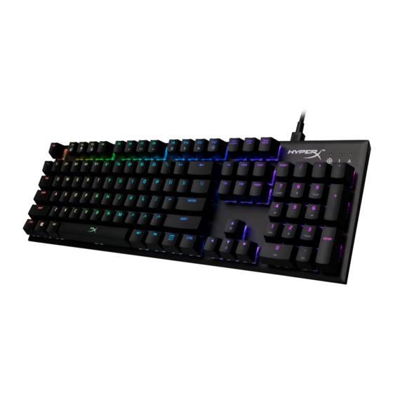 HyperX Alloy FPS RGB User Manual