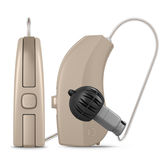 Widex EVOKE E-F2 User Instructions