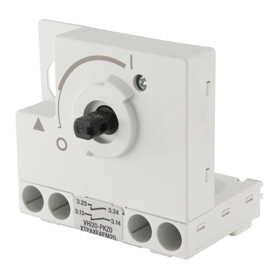 Eaton XTPAXFAEM20 Instruction Leaflet