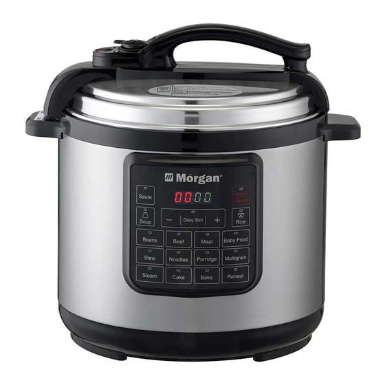 Morgan MPC-800 Electric Pressure Cooker Manuals
