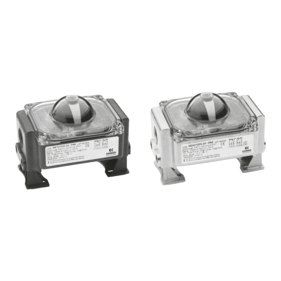 Camozzi SBT Series Use And Maintenance Instructions