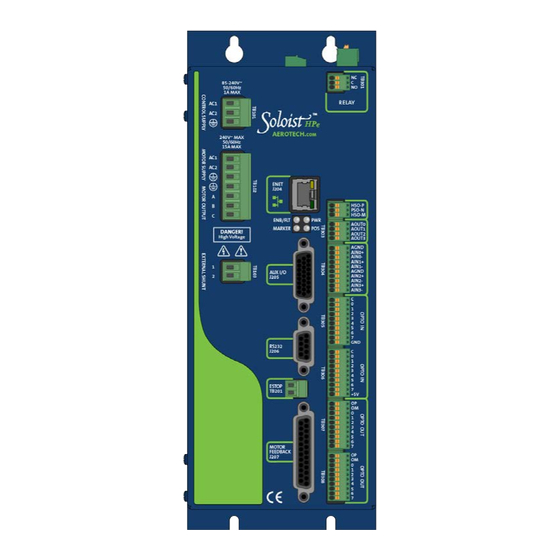 Aerotech Soloist HPe 10 Hardware Manual