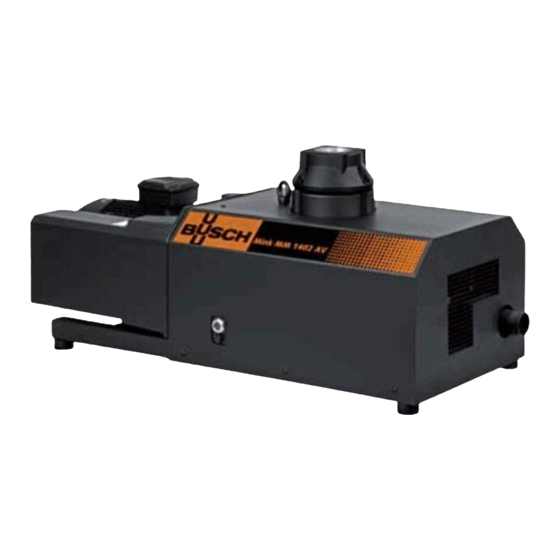 BUSCH MM 1104 BP Manual