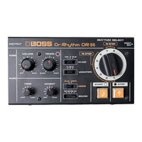 Boss Dr Rhythm DR-55 User Manual
