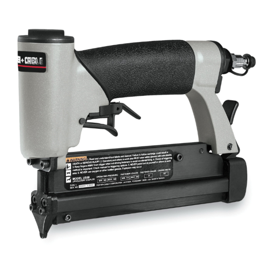 Porter-Cable PIN100 Instruction Manual