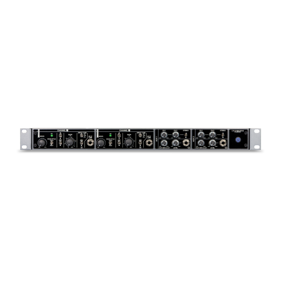 Cranborne Audio Camden EC2 Manuals