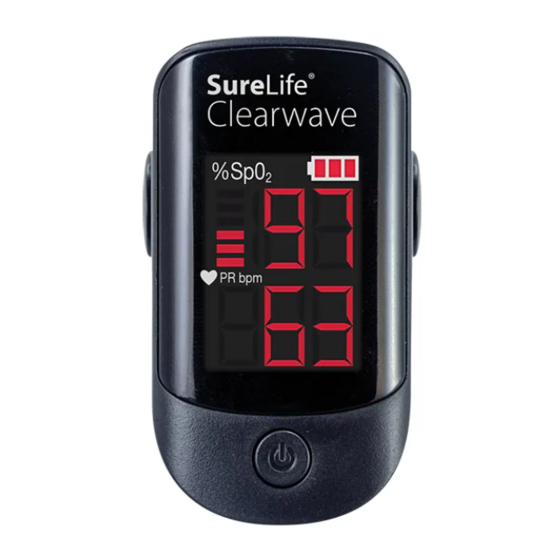 MHC Medical Products SureLife Clearwave User Manual