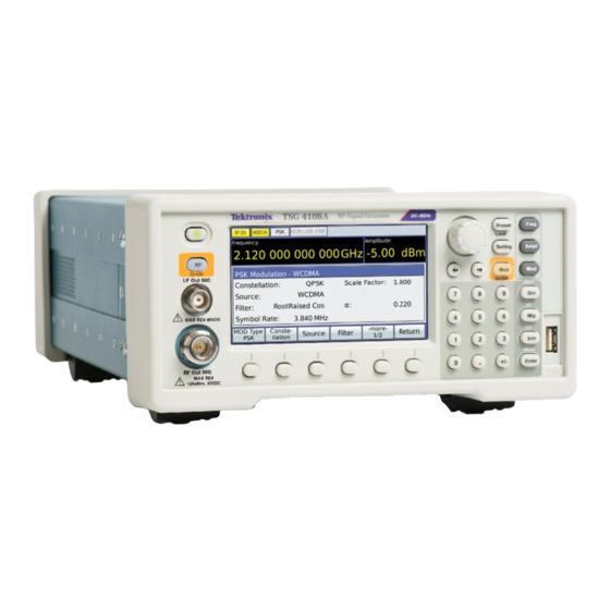 Tektronix TSG4100A Series Programmer's Manual