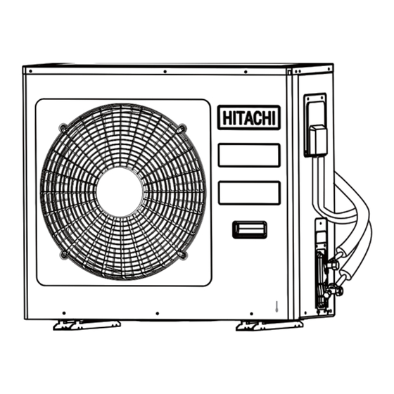 Hitachi RAC-P25YHAB Manuals