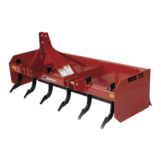 Bush Hog MBX60 Operator's Manual