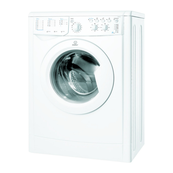 Indesit IWSC 4105 Instructions For Use Manual