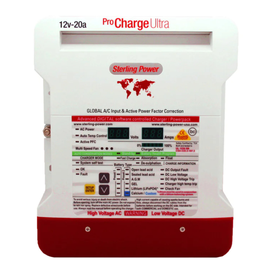 Sterling Power USA Pro Charge Ultra Instruction Manual