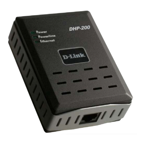 D-Link DHP-200 Quick Installation Manual