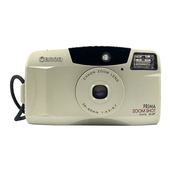 Canon Sure Shot 60 Zoom Instructions Manual