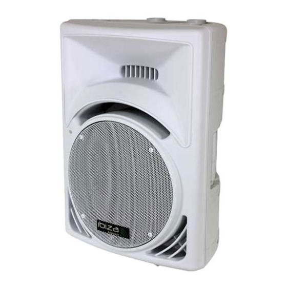 User Manuals: Ibiza sound MK-12A Active Speaker