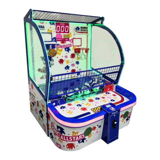 Sega Sonic Allstarts Kids Basketball User Manual