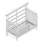 Oxford STONE HAVEN 4 IN 1 CONVERTIBLE CRIB Assembly Instructions Manual