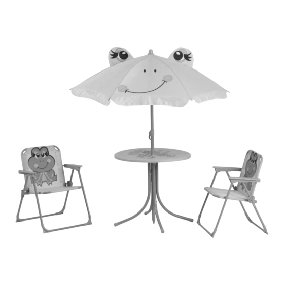 siena GARDEN Froggy children set 672.614 Assembly Instruction