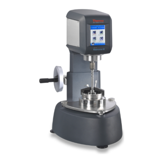 Thermo Scientific HAAKE Viscotester iQ Instruction Manual
