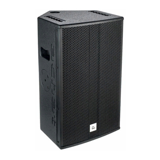 thomann The Box Pro Achat 110 M Manuals