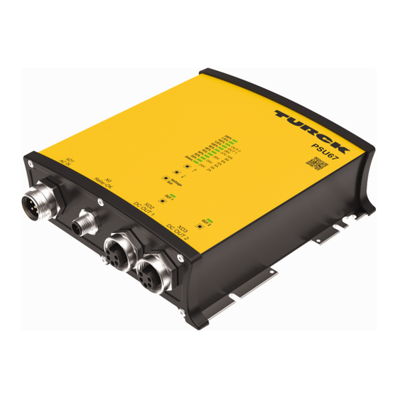 turck PSU67-3P-1MP-2M5-24200-F Quick Start Manual