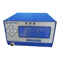Kolver EDU2AE/TOP/NT/TA Manual