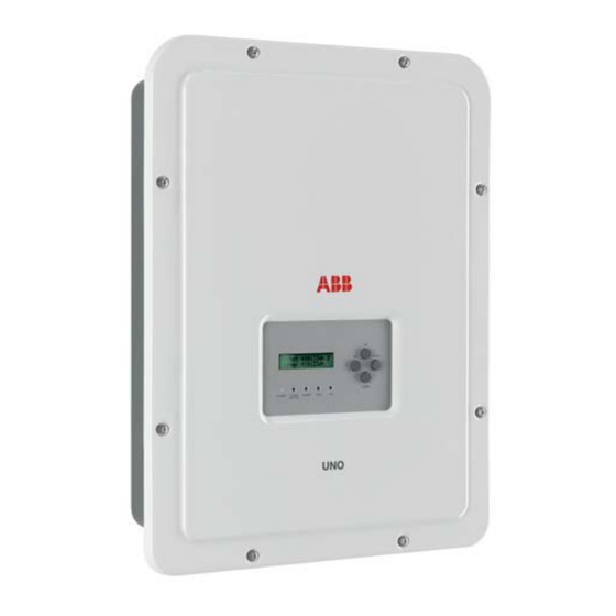 ABB UNO-DM-1.2-TL-PLUS Quick Installation Manual