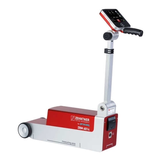 Zehntner ZRM 6014 Quick Manual