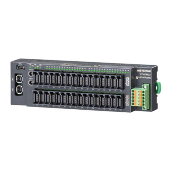 M-system R7I4DML3-DA32A Instruction Manual