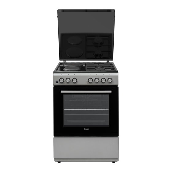 VOX electronics GHT6225S Combined Cooker Manuals