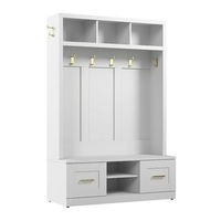 BUSH FURNITURE 48W Hall Tree Assembly Manual