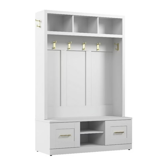 BUSH FURNITURE 48W Hall Tree Manuals
