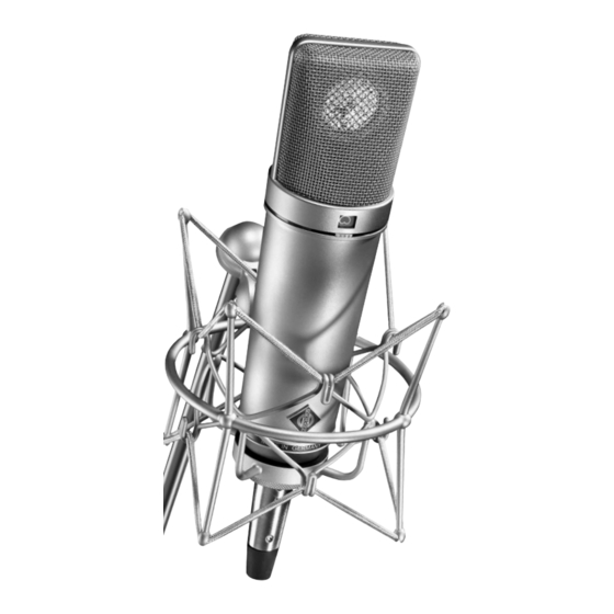 Neumann.Berlin U 87 Ai Operating Instructions Manual