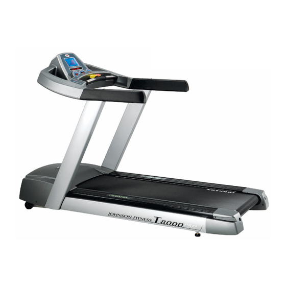 Johnson Fitness T8000Pro Manuals