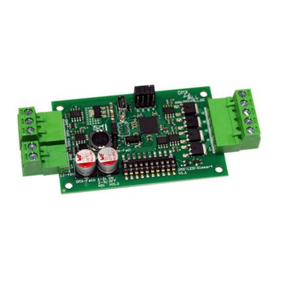 DMX4ALL DMX-LED-Dimmer 4 Manuals