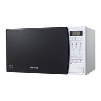 Samsung GE731K Owner's Instructions & Cooking Manual