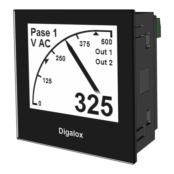 TDE Instruments Digalox DPM72-AVP Instruction Manual