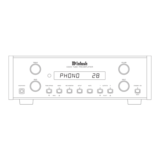 McIntosh C220 Service Manual