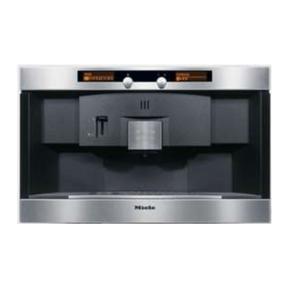 Miele CVA 2660 Operating Instructions Manual