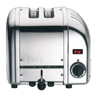 Dualit DUAL TOASTER 2 AND 4 SLOT MODELS Guarantee And Instructions