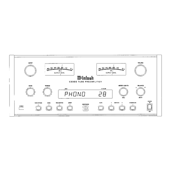McIntosh C220 Service Manual