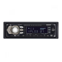 Sony MEX-DV1000 - Cd/dvd Receiver, Mp3/wma Player Operating	 Instruction